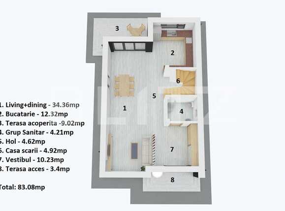 Casa de vânzare 4 camere Mogosoaia - 86437CV | BLITZ București | Poza4