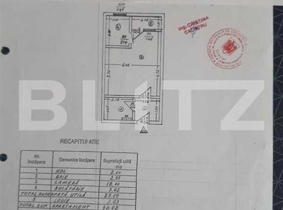 Garsonieră de vânzare Dristor - 86453AV | BLITZ București | Poza3