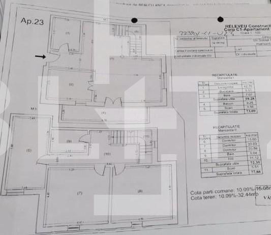 Apartament 4 camere, tip duplex, 150 mp, zona Dristor