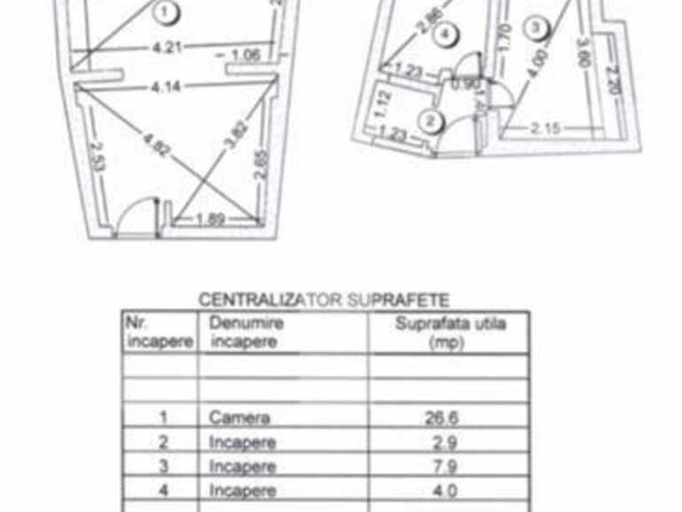 Apartament de vânzare 2 camere Ultracentral - 86600AV | BLITZ București | Poza1