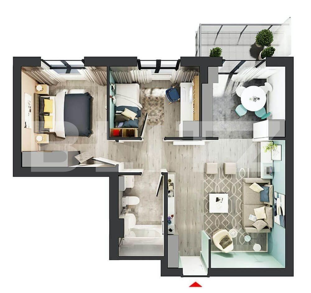 Apartament de vânzare 3 camere Titan - 87665AV | BLITZ București | Poza3