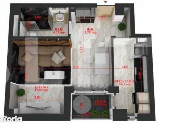 Garsonieră de vânzare Vest - 87740AV | BLITZ București | Poza3