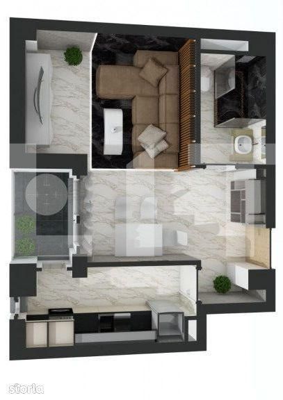 Garsonieră de vânzare Vest - 87740AV | BLITZ București | Poza2