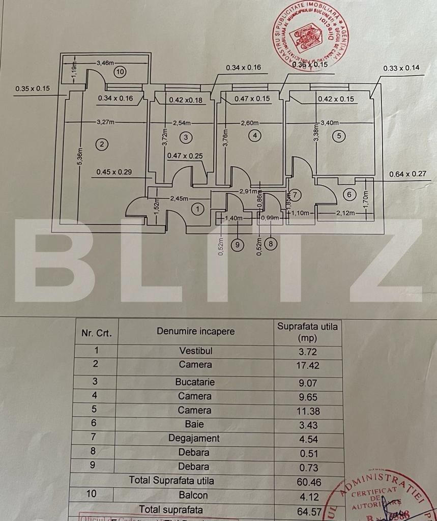 Apartament de vânzare 3 camere Pantelimon - 88056AV | BLITZ București | Poza10