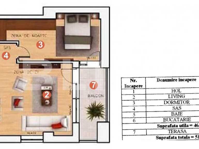 Apartament de vânzare 2 camere Pipera - 88289AV | BLITZ București | Poza1