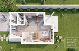 Casa individuala, 4 camere, 310 mp teren, Tunari