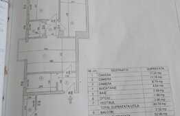 Apartament 3 camere, 52 mp, balcon, Centrul Istoric