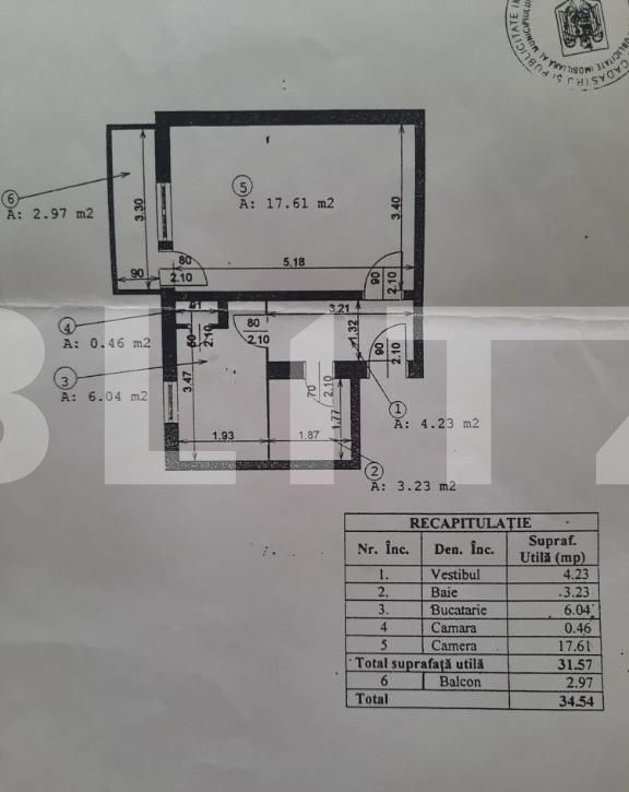 Garsonieră de vânzare Pantelimon - 89534AV | BLITZ București | Poza8