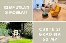 Apartament 2 camere, 53 mp, gradina proprie, zona Baneasa