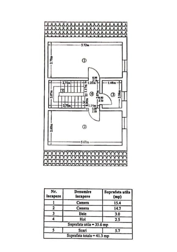 Duplex 5 camere, 151 mp, finisat, Otopeni