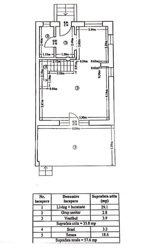 Duplex 5 camere, 151 mp, finisat, Otopeni