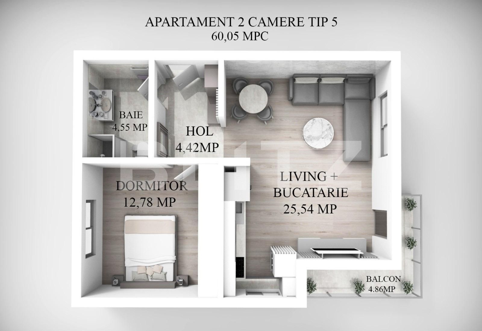 Ap. 2 camere, Fundeni | Poza1