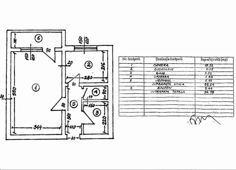 Garsonieră de vânzare 13 Septembrie - 89965AV | BLITZ București | Poza1