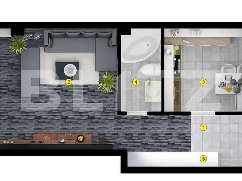 Garsonieră de vânzare Voluntari - 90298AV | BLITZ București | Poza1