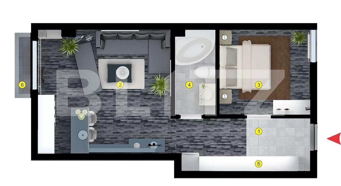 Garsonieră de vânzare Voluntari - 90299AV | BLITZ București | Poza6