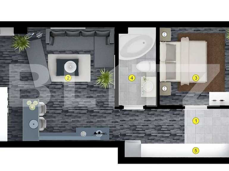 Garsonieră de vânzare Voluntari - 90299AV | BLITZ București | Poza1