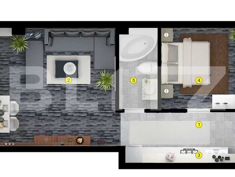 Garsonieră de vânzare Voluntari - 90300AV | BLITZ București | Poza1