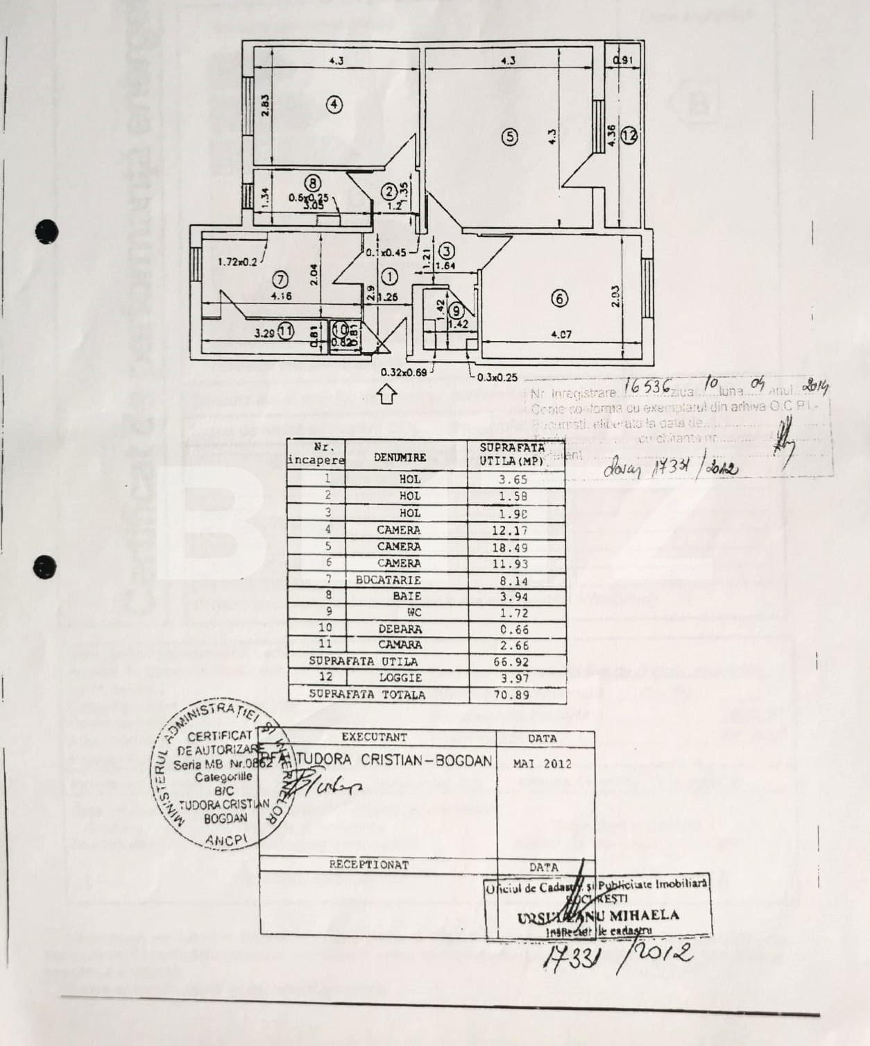 Tei, apartament 3 camere, Bucuresti | Poza1