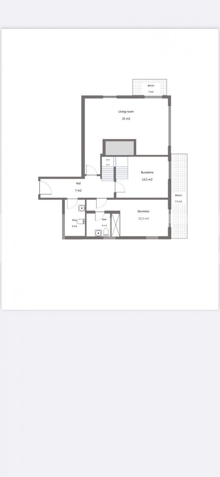 Penthouse 190 mp, decomandat, Costin Georgian