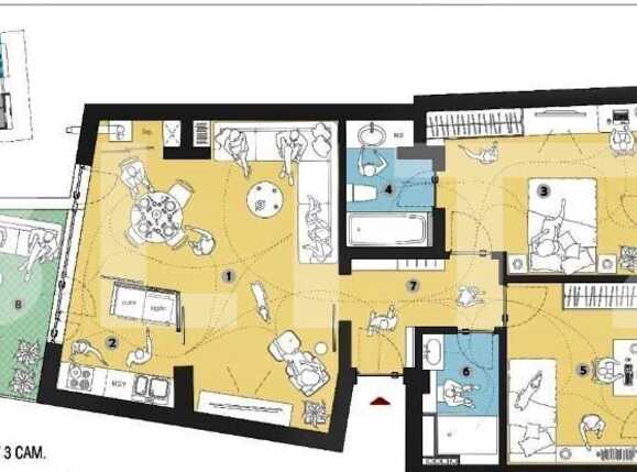 Apartament de vânzare 3 camere Decebal - 91196AV | BLITZ București | Poza1