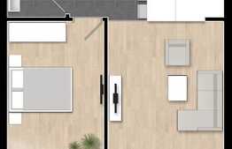 Apartament 2 camere, 54 mp, etaj intermediar, Tunari