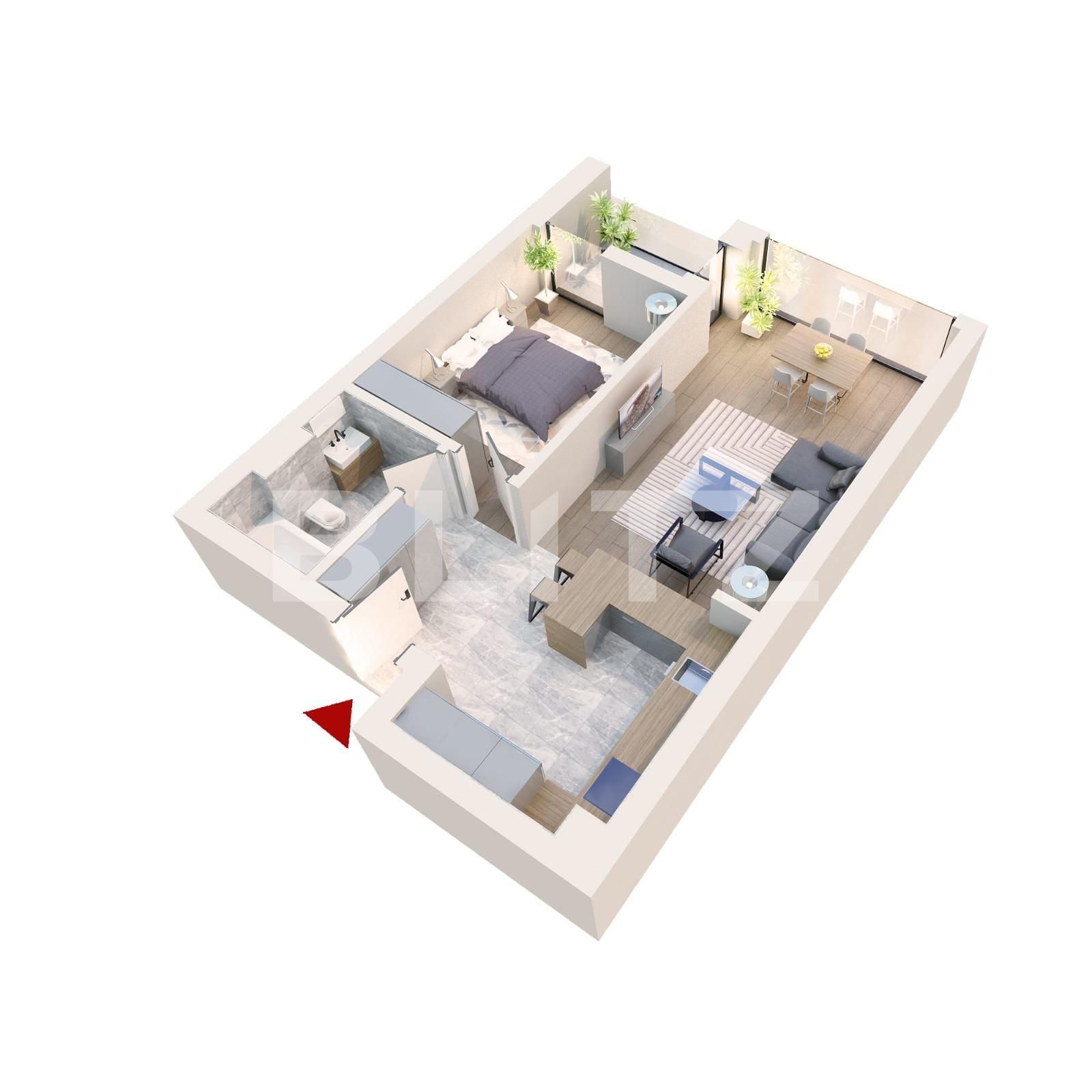 Apartament de vânzare 2 camere Tunari - 91307AV | BLITZ București | Poza2