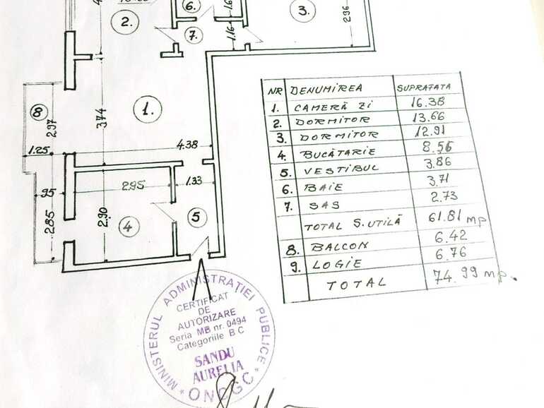 Apartament 3 camere, Stefan cel Mare, Circ | Poza1