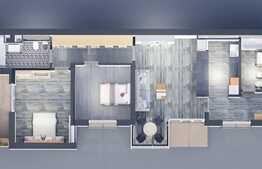 Apartament 3 camere, 90 mp, etaj intermediar, zona 13 Septembrie