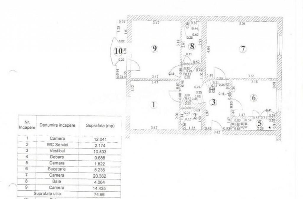 Apartament de vânzare 3 camere 13 Septembrie - 91601AV | BLITZ București | Poza1