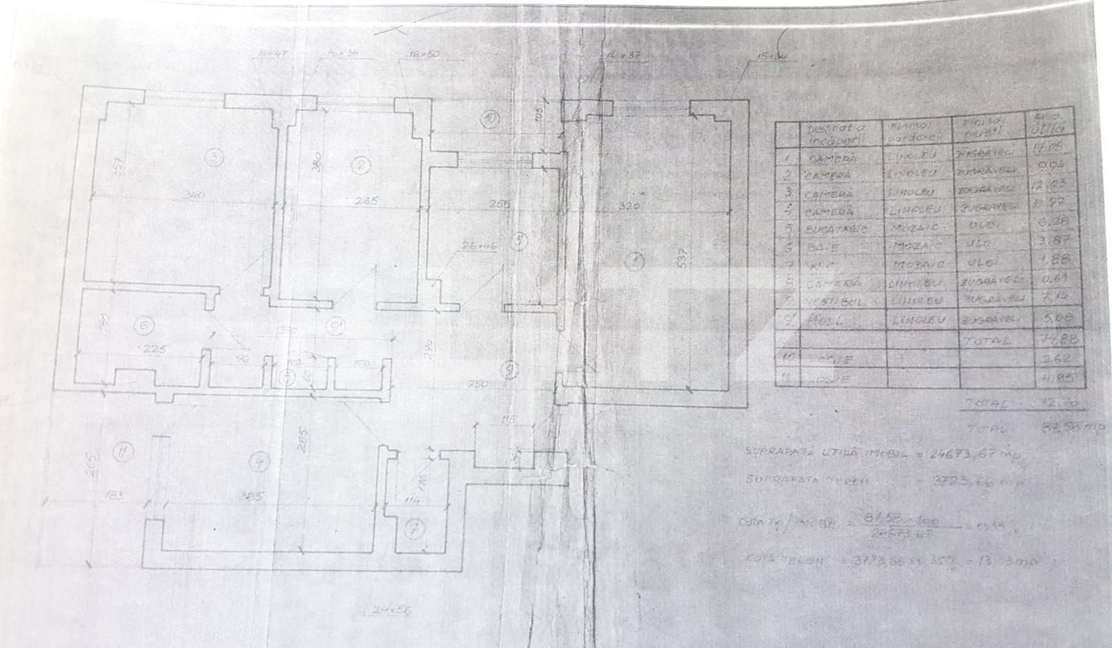 Apartament 4 camere, 85 mp, finisat, Pantelimon