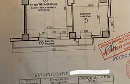  Apartament de 2 camere, 51 mp, terasa, zona Sisesti