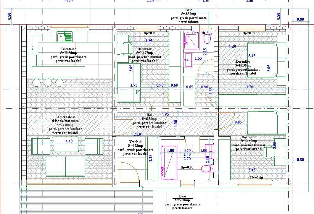 Casa de 4 camere, 400 mp teren, Balotesti