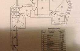 Apartament de 4 camere, 77 mp, 2 bai, zona Unirii