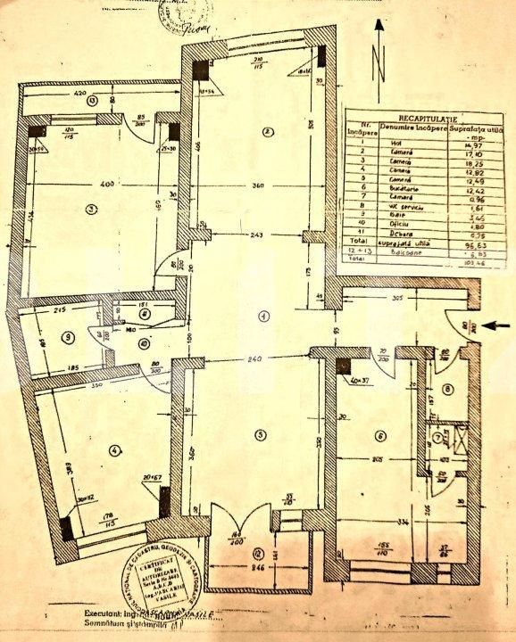 Apartament modern, 4 camere, 103 mp, Splaiul Unirii 