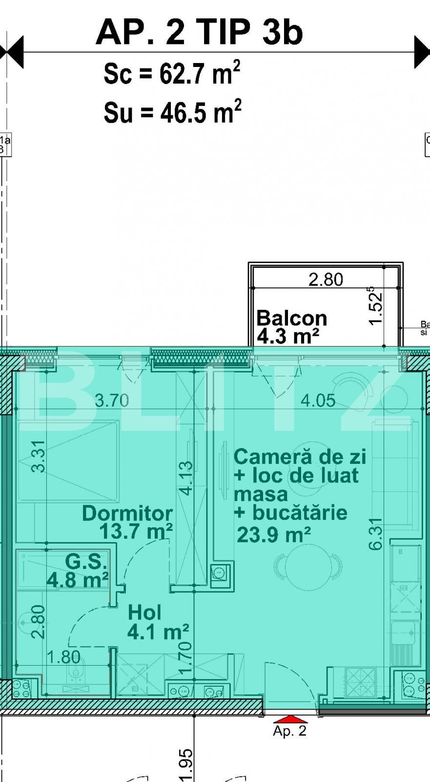 Apartament de vânzare 2 camere Aviatiei - 92933AV | BLITZ București | Poza1