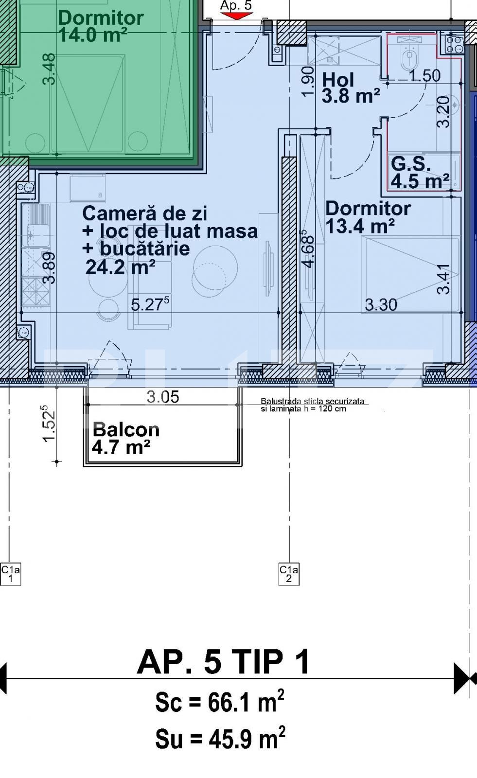 Apartament de vânzare 2 camere Aviatiei - 92936AV | BLITZ București | Poza1