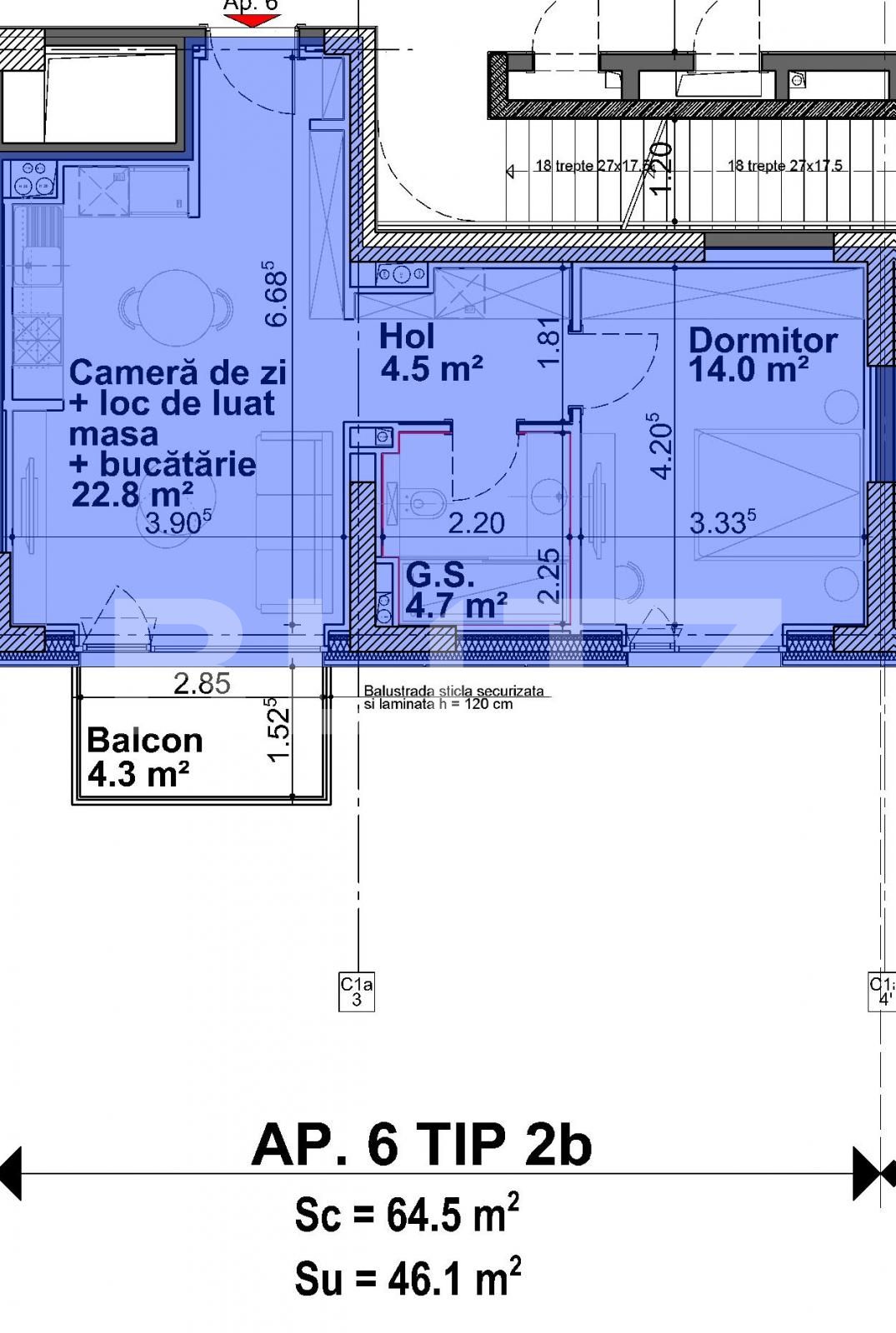 Apartament de vânzare 2 camere Aviatiei - 92937AV | BLITZ București | Poza1