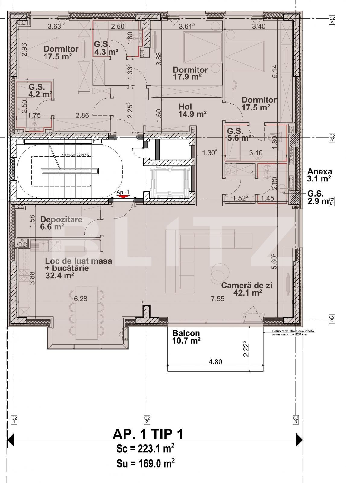 Apartament 4 camere, 180 mp, ansamblu premium, Aviatiei