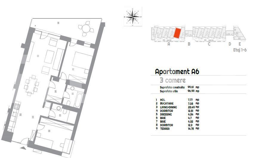 Apartament de vânzare 3 camere Baneasa - 93284AV | BLITZ București | Poza1