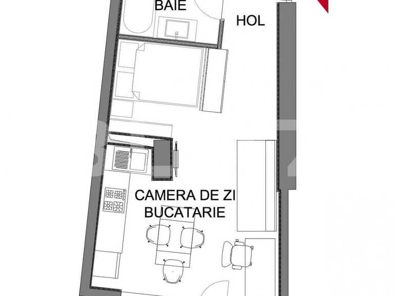 Garsoniera Dristor | Poza1