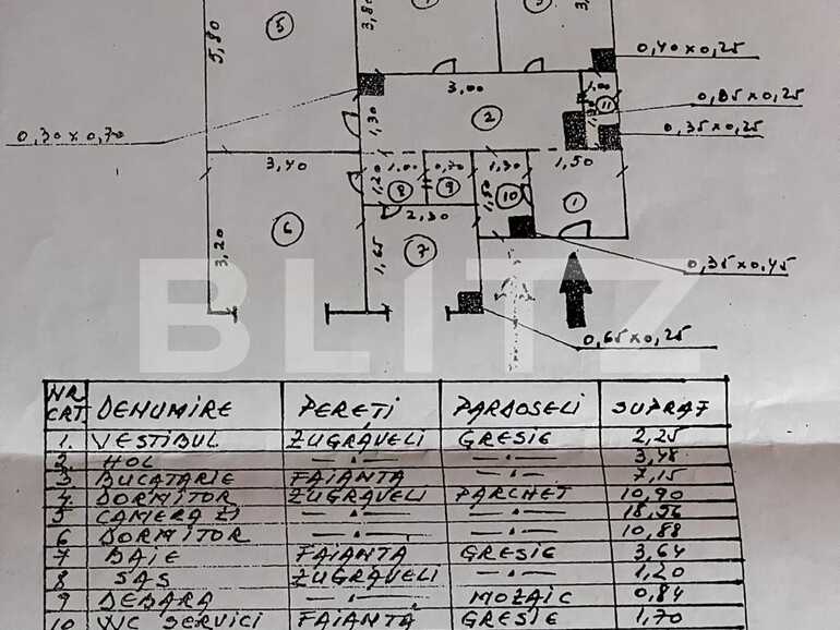 Apartament de vanzare 3 camere, Dristor | Poza1