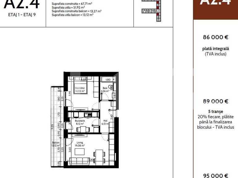 Apartament de vânzare 2 camere Pipera - 93493AV | BLITZ București | Poza1