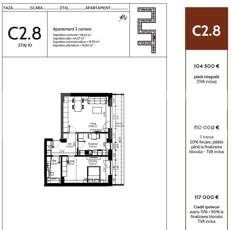 Apartament de vânzare 2 camere Pipera - 93502AV | BLITZ București | Poza1