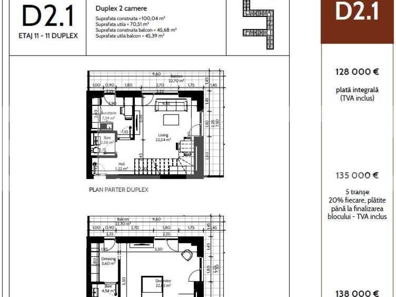 Apartament de vânzare 2 camere Pipera - 93516AV | BLITZ București | Poza1