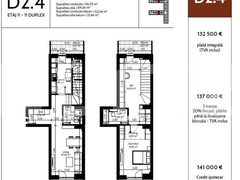 Apartament de vânzare 2 camere Pipera - 93522AV | BLITZ București | Poza1