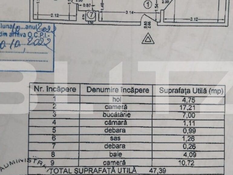 Apartament de vanzare 2 camere, Dristor | Poza1