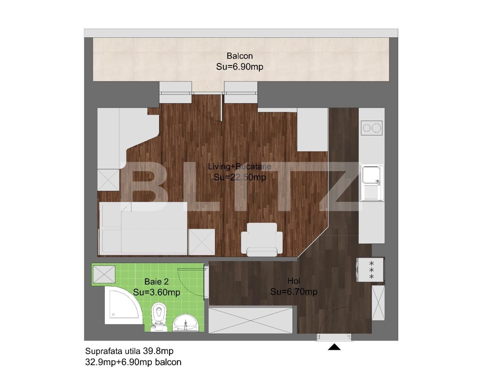 Garsonieră de vânzare Militari - 93810AV | BLITZ București | Poza9