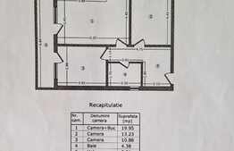 Apartament de 3 camere, etaj intermediar, zona Bucureștii Noi