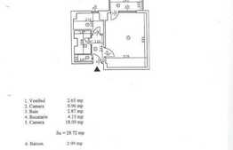  Garsonieră decomandată, 32 mp, zona Piața Victoriei