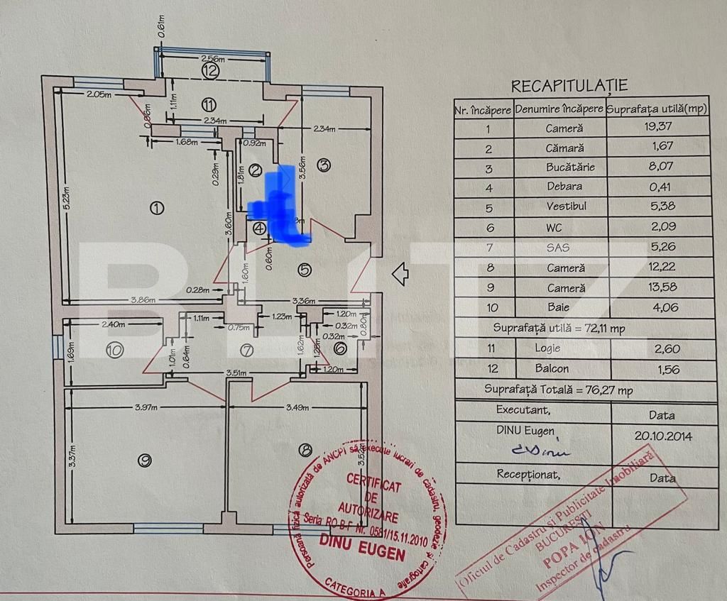 Apartament de vânzare 3 camere Militari - 94293AV | BLITZ București | Poza1